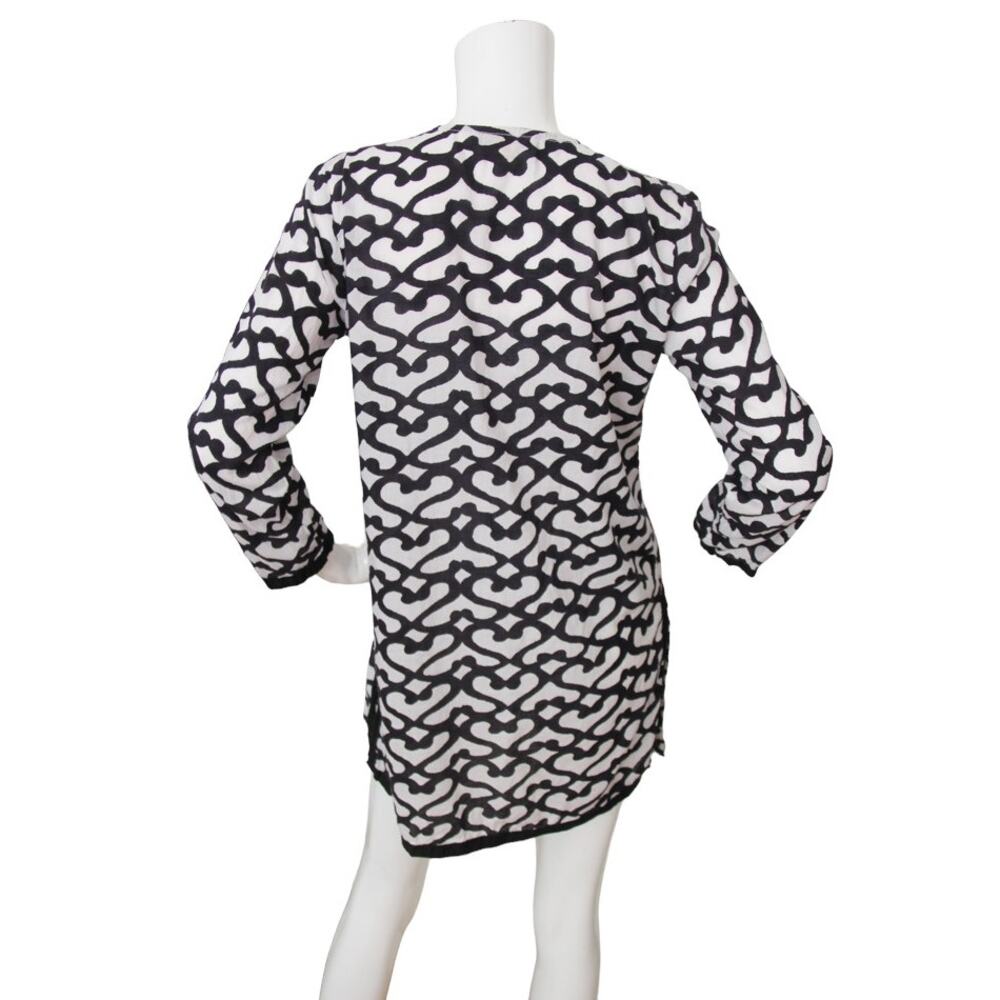 Roberta Roller Rabbit Printed Cotton Long Sleeve … - image 3